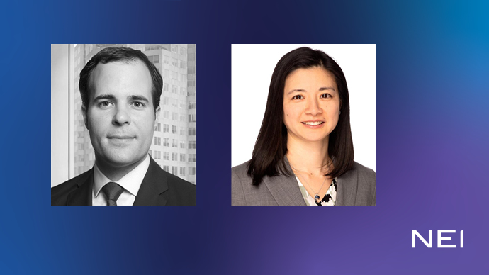 Une stratégie pour des marchés boursiers divergents. Jeff Bradacs, CFA. Cochef des stratégies d'actions, Gestion d'actifs Picton Mahoney (gauche). Adelaide Chiu, CFA. Vice-présidente et chef de l'investissement responsable, Placements NEI (droite).